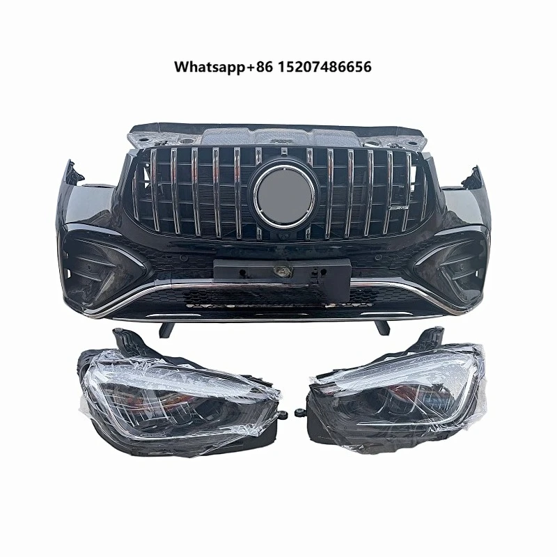 

2024 GLE 167 Front Bumper Grille Radiator Assembly Plastic Material Original Used Bolted Fixed Universal Accessories