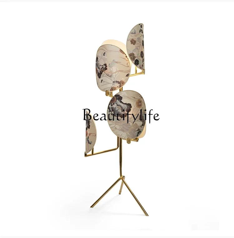 

S Floor Lamp Italian Design Brass Art Hotel Bedroom Light