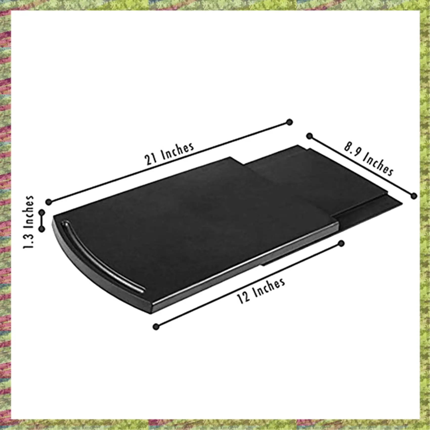 

ABKB 2X Kitchen Sink Sliding Coffee Tray Mat, Under-Cabinet Equipment Coffee Machine Toaster Countertop Storage Slider-Base