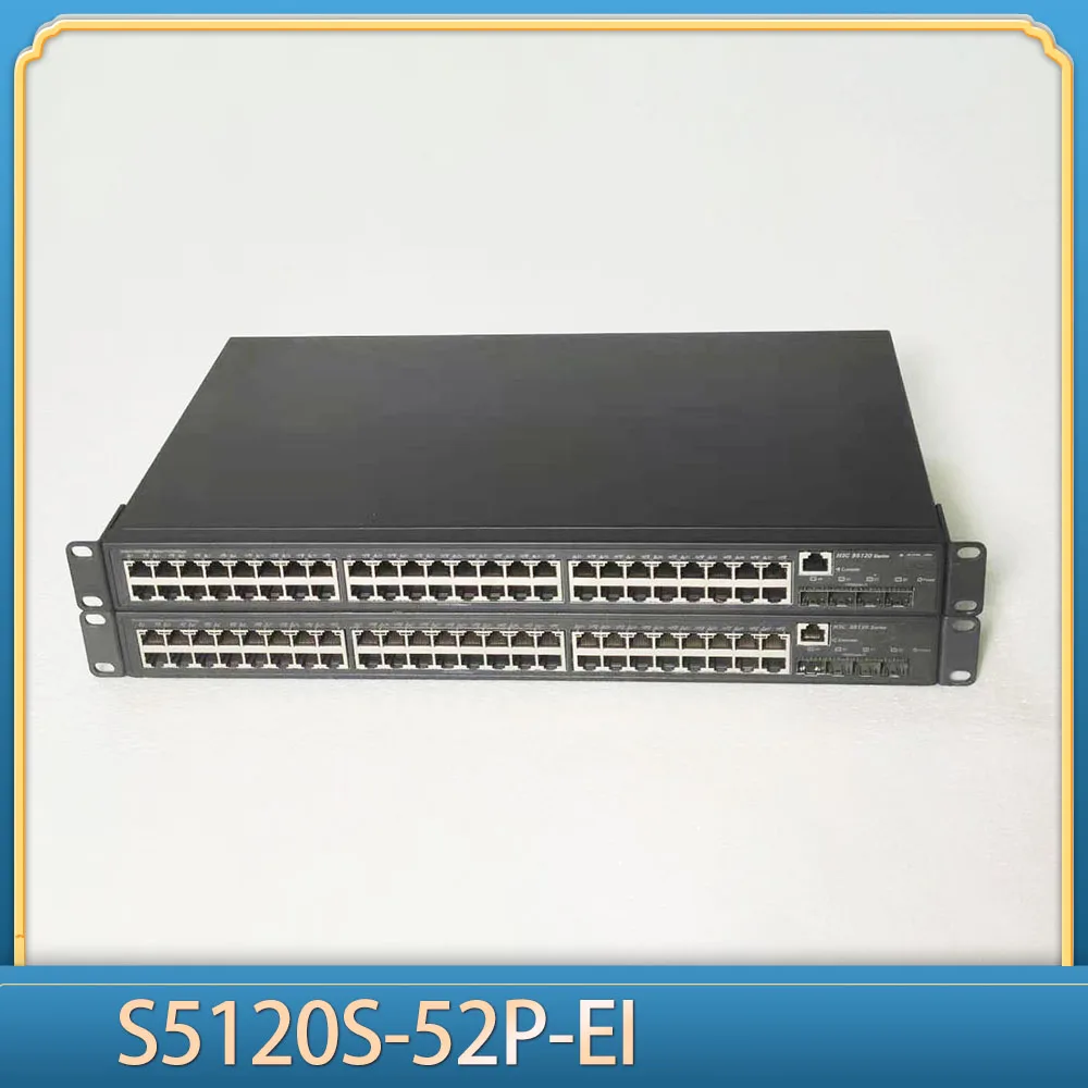 

1 шт. гигабитный 48-портовый коммутатор с 4 гигабитными оптическими портами S5120S-52P-EI