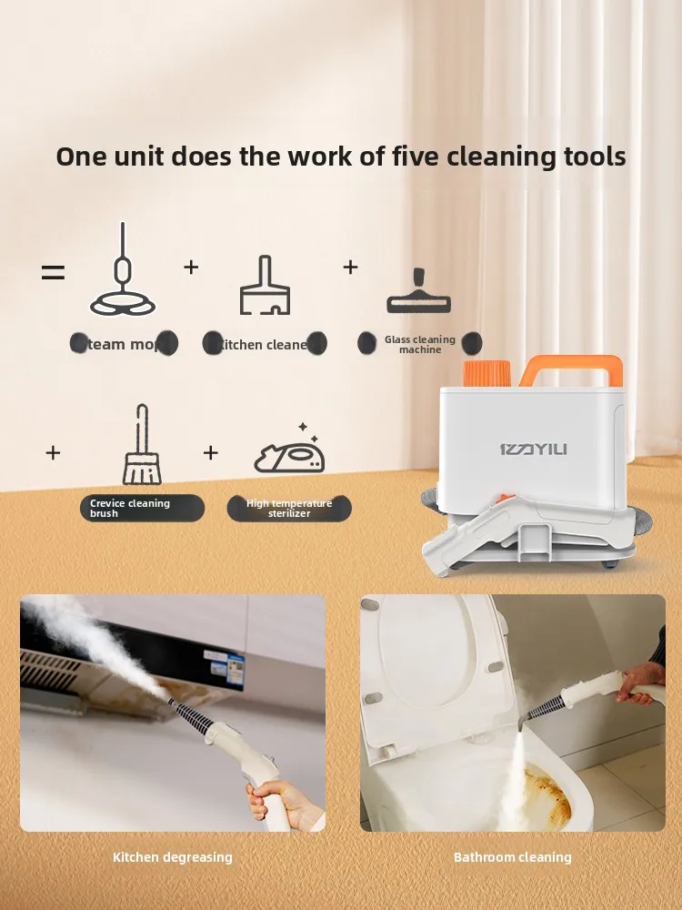 

Высокотемпературный пароочиститель, стерилизация, удаление масла, бытовая кухня, туалет, дымовое оборудование, швабра для очистки кондиционера