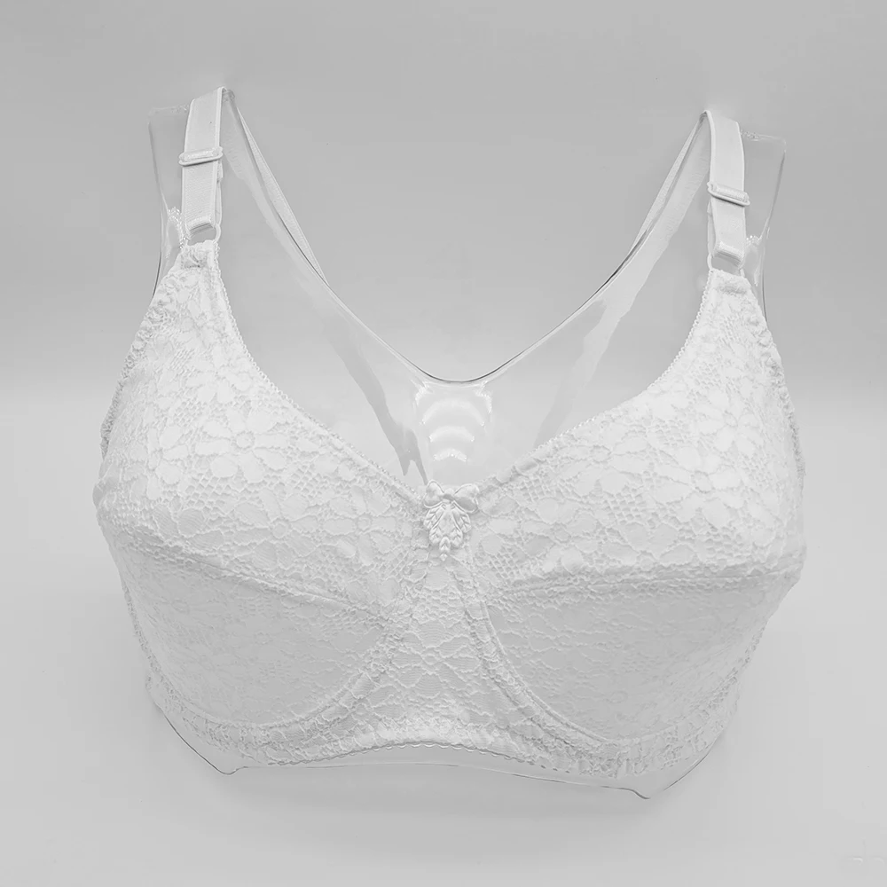 Good White lace bras for women push up Minimizer support plus size bralette comfort cotton underwire Leisure Intimate BH C28