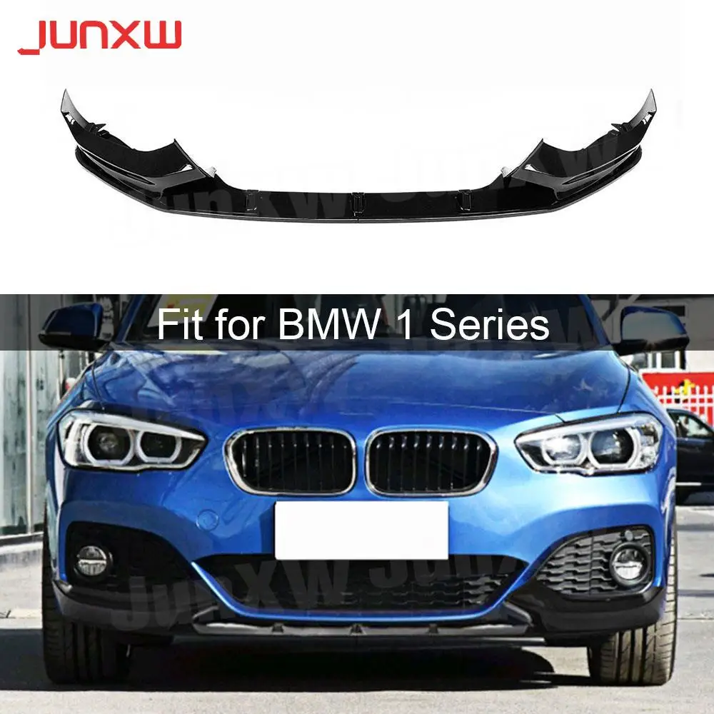 

For BMW 1 Series F20 M Sport 2017-2019 ABS Front Bumper Lip Chin Spoiler Splitters Flaps Apron Rear Bumper Diffuser Car Styling