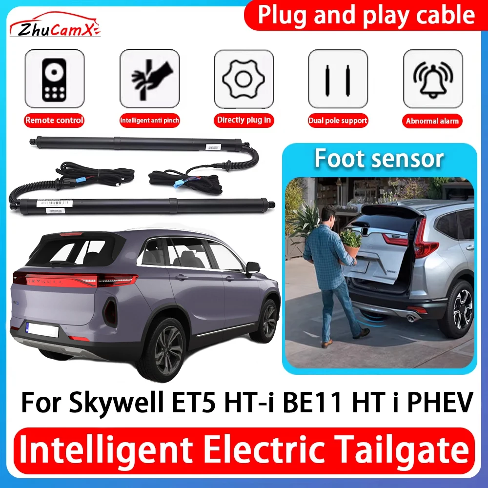 

ZhuCamX Car Power Trunk Electric Suction Tailgate Intelligent Tail Gate Lift Strut For Skywell ET5 HT-i BE11 HT i PHEV