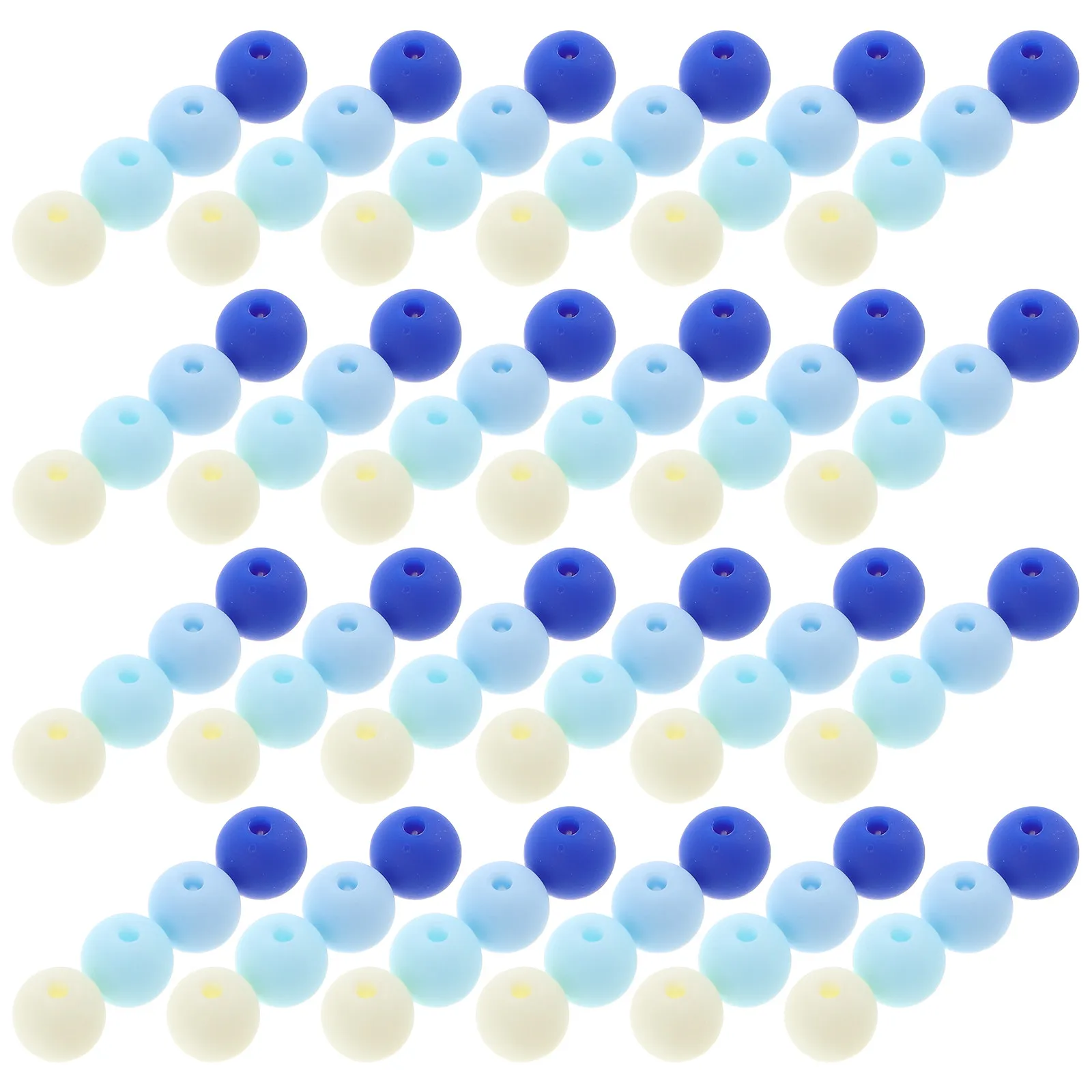 

400Pcs Acrylic Round Beads 8Mm Smooth Rubber-Like Texture Hand-Painted Scratch-Resistant Loose Beads for Bracelets Necklaces