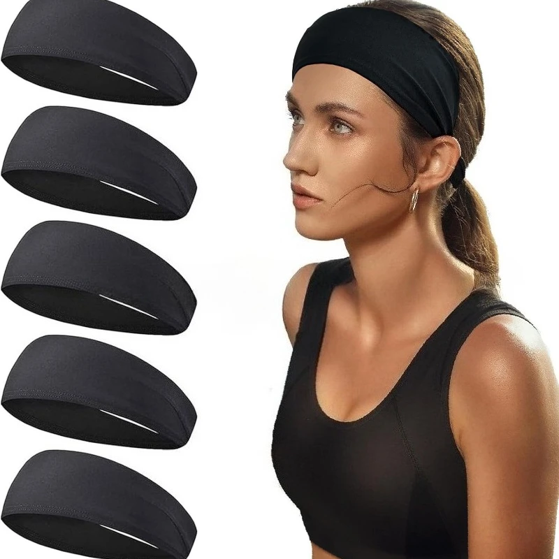 

Лидер продаж в Европе и Америке: спортивная повязка на голову для йоги, бега, быстросохнущая, для мужчин и женщин, для впитывания пота и защиты