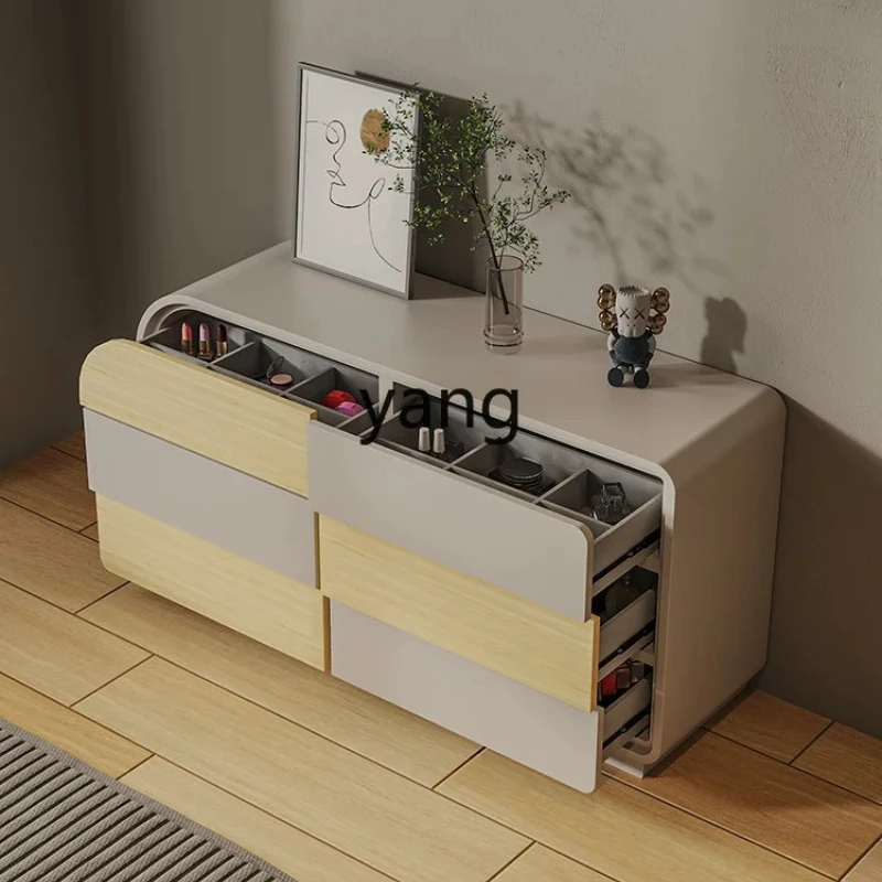 

CX New Six-Bucket Light Luxury Modern Minimalist Bedroom Tailstock Cream Style Locker