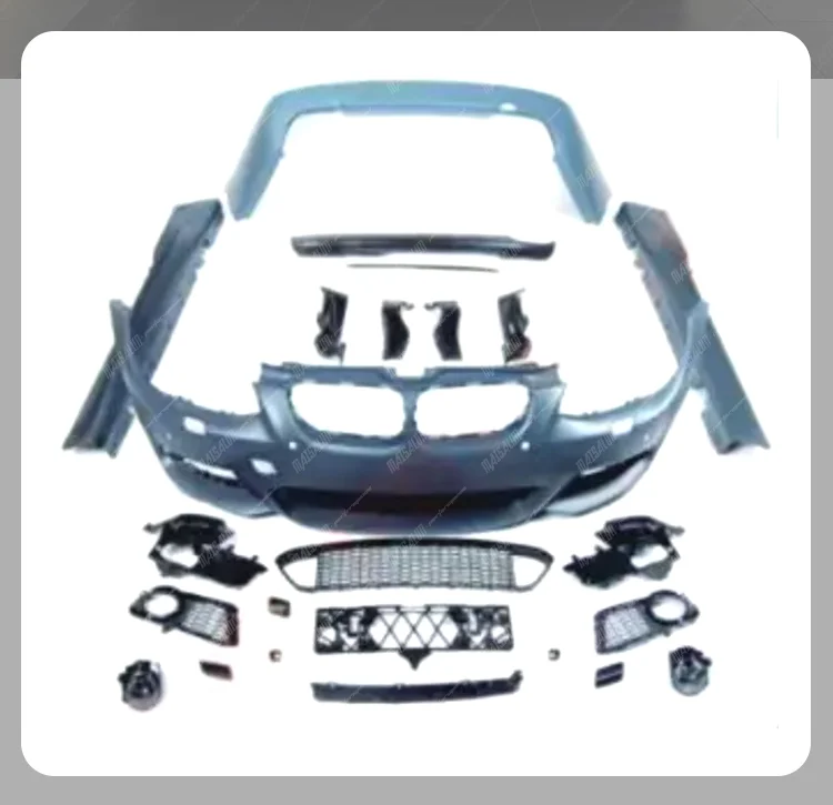 

E92 E93 LCI's hot-selling body kit updated with MT style, side skirt car parts with front bumper grille