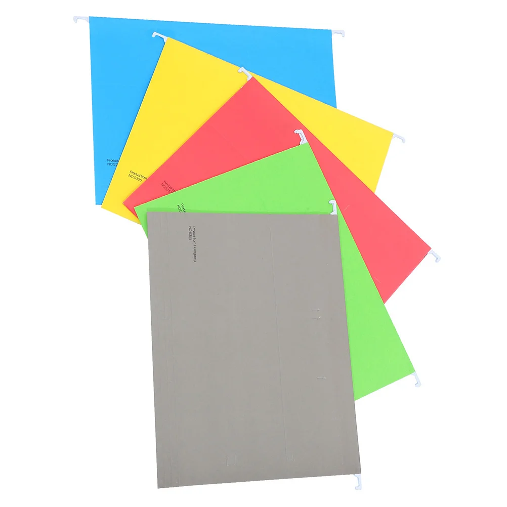 

5 Pcs Hanging File Folders Extra Capacity Filing Organizer for Desk Files Hangers