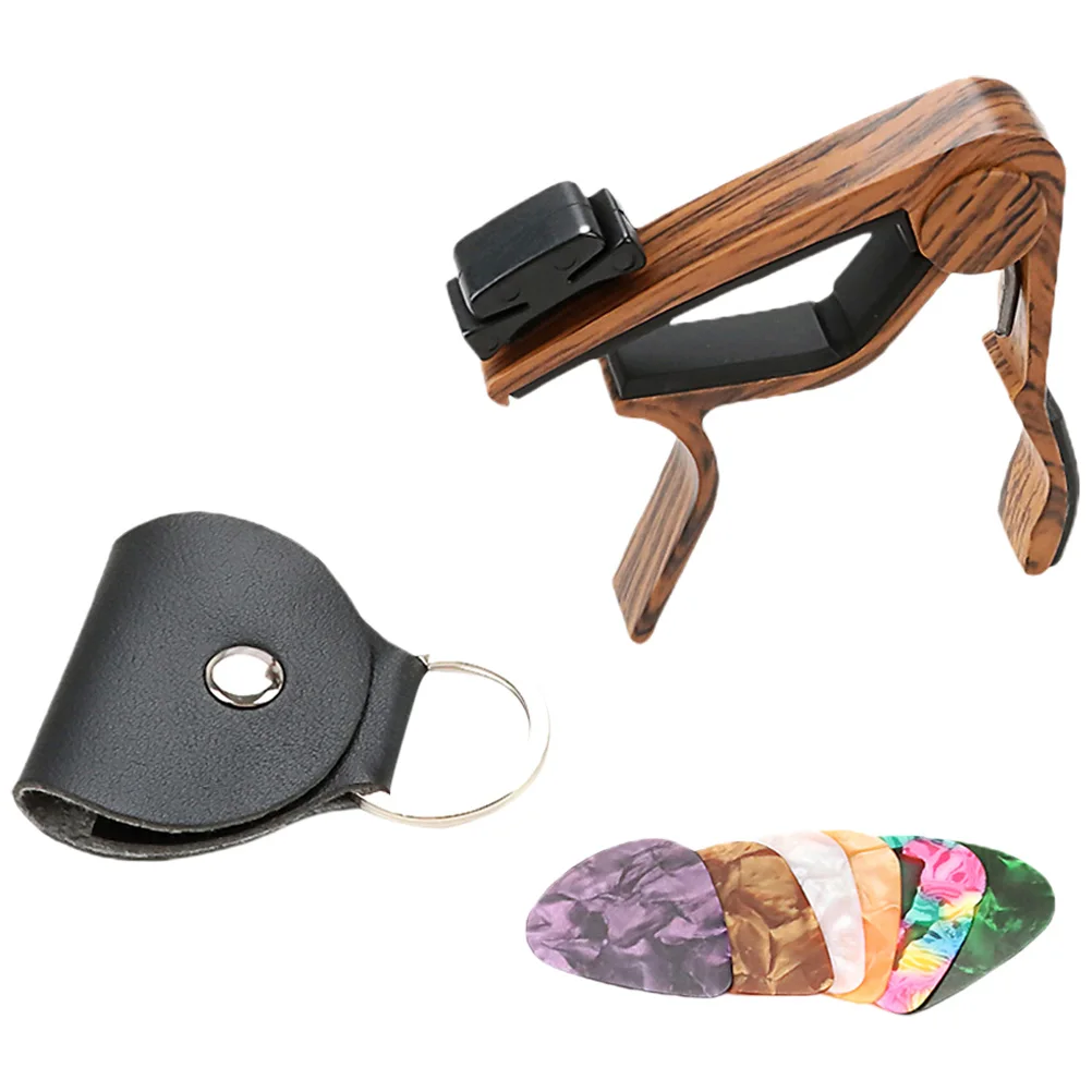 

Adjustment Clip Pick Set Picks for Guitar Multifunction Thick Ukulele Accessories Acoustic
