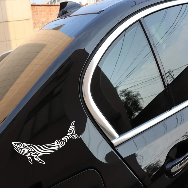 Car Sticker Whale Pattern Exterior Parts Sunscreen and Waterproof Cover Scratches Motorcycle Stickers PVC Caravan Accessories