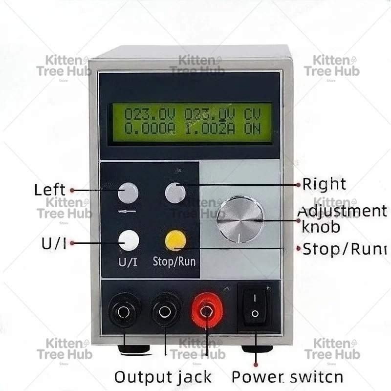 HSPY-1000-01 Programmable High Voltage DC Power Supply 1000V 1A With Communication For Laboratory Testing