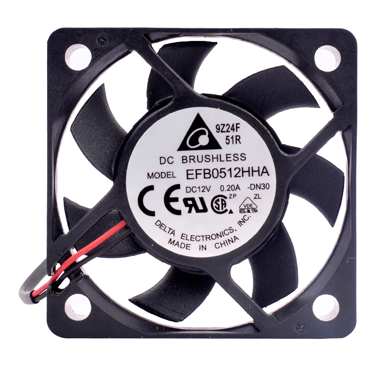 

EFB0512HHA 12V 0.20A 5010 Ball Ultra Thin High Airflow Cooling Fan