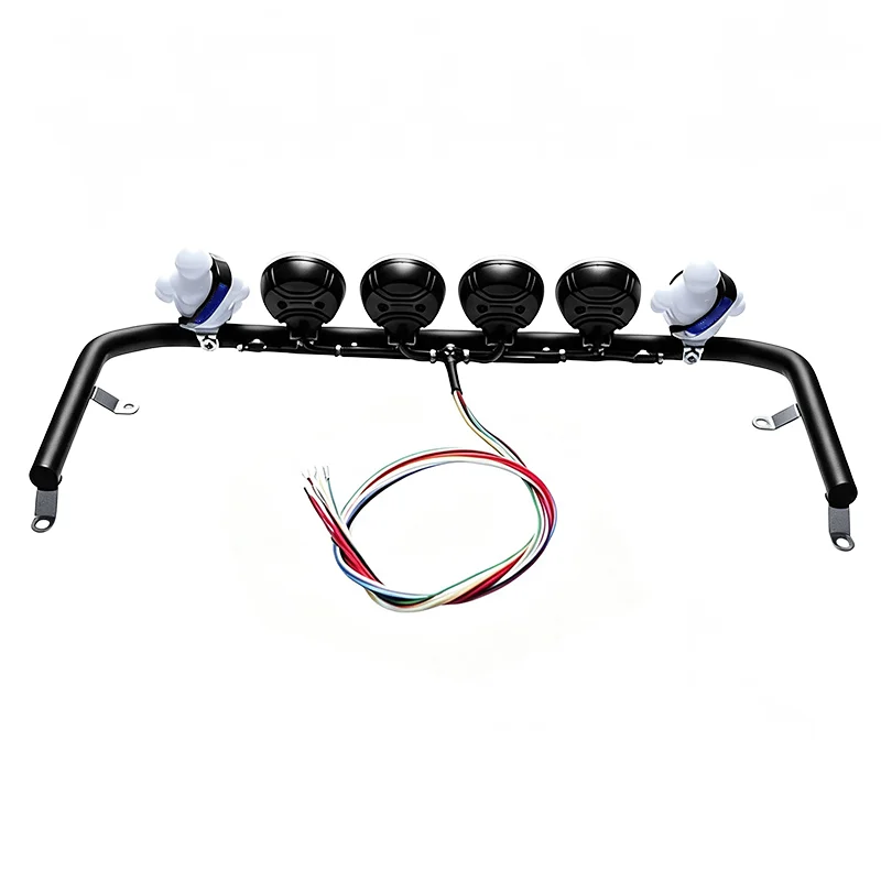 For 1/14 Tamiya RC Truck Multi-Mode Dual-Color Spotlight for SCANIA 770S R620 for VOLVO ACTROS Arocs 3363 Car Accessories