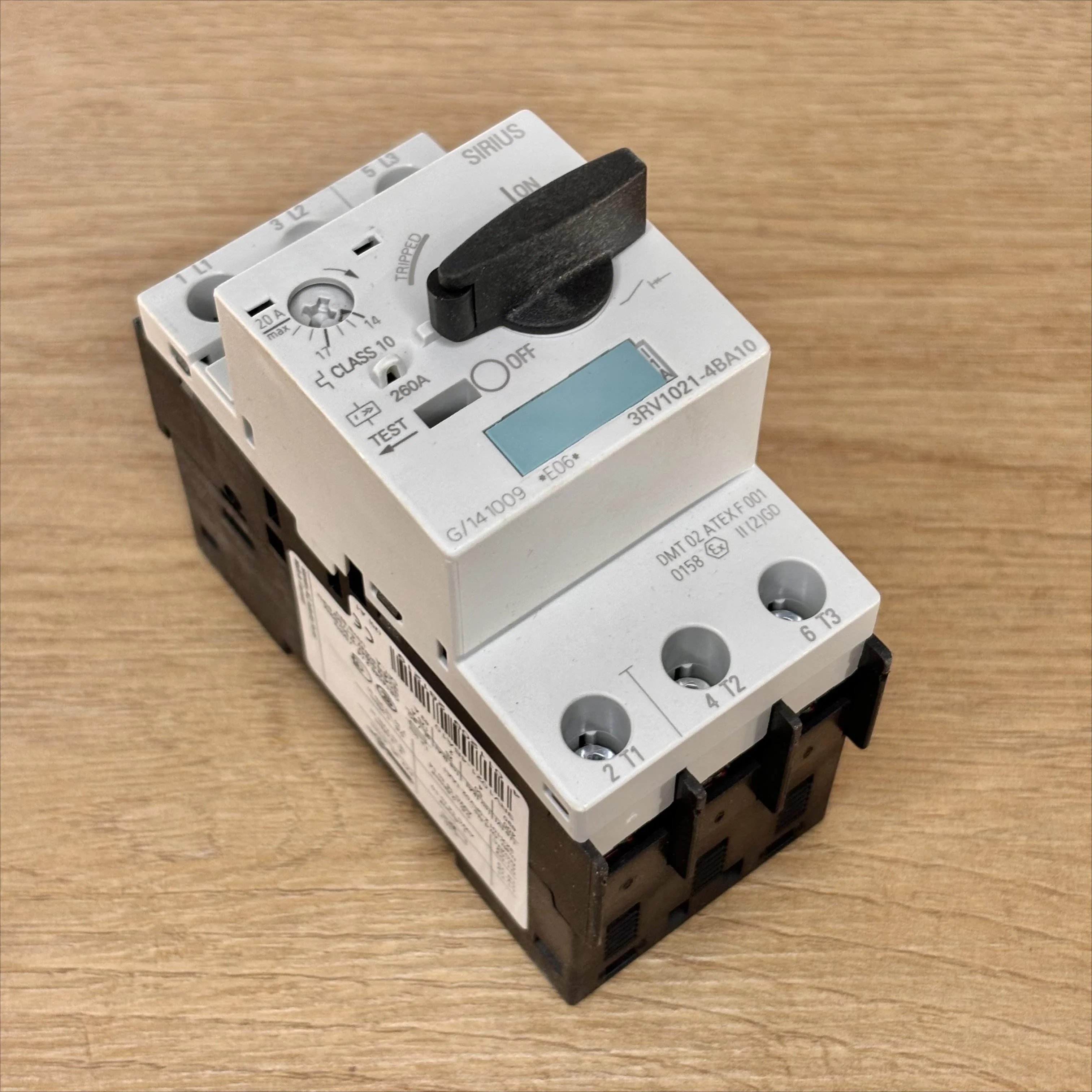 

3RV1021-4BA10 14-20A Motor Protection Switch