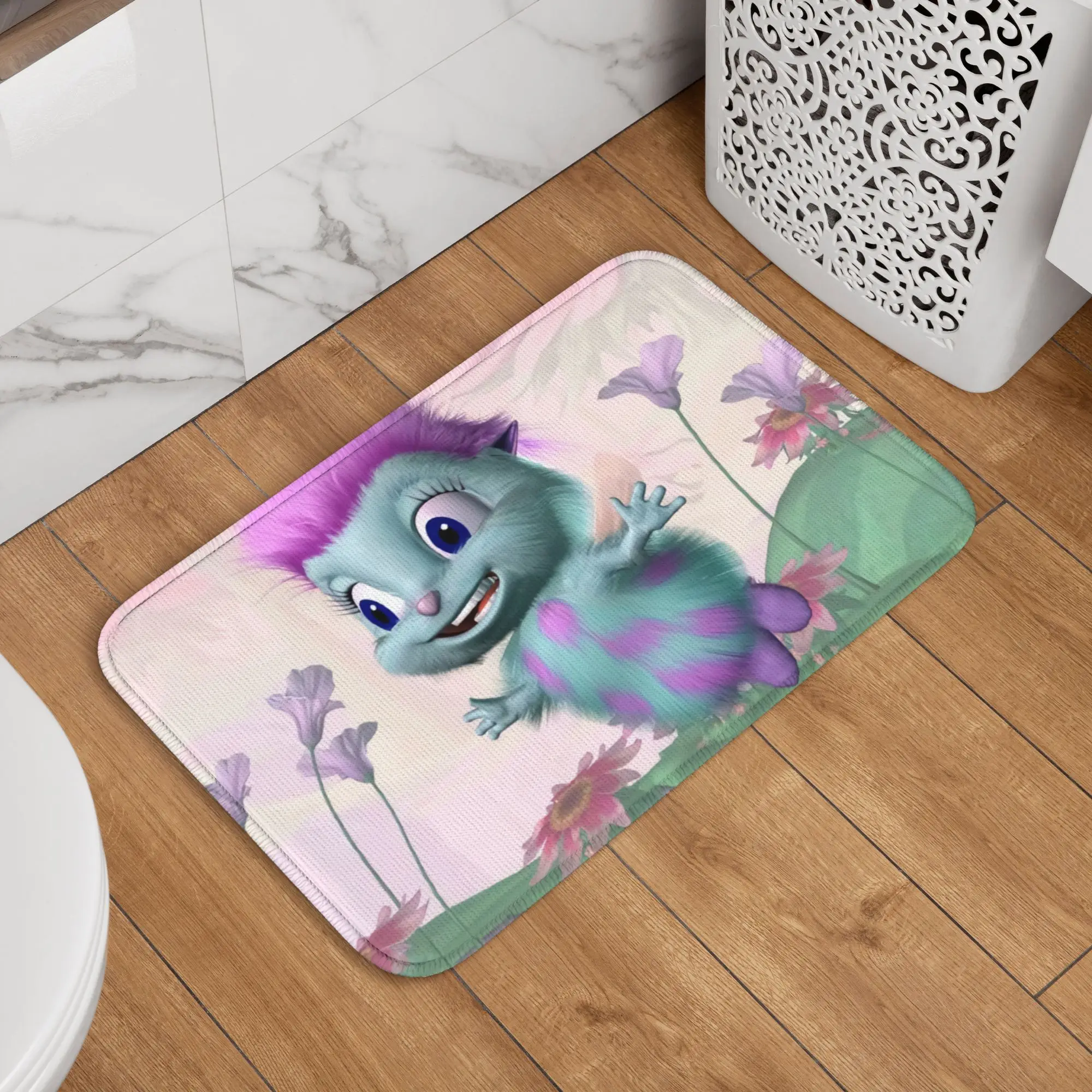 Custom Bibble Meme Door Floor Kitchen Bathroom Mat Anti-Slip Indoor Comic Anime Doormat Bedroom Balcony Entrance Carpet Rug