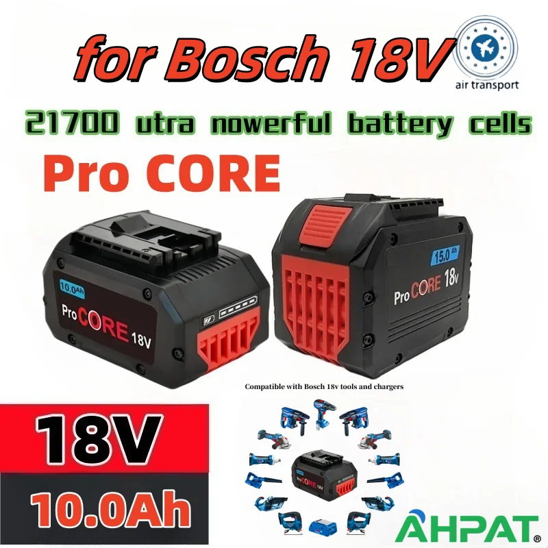 

Сменный аккумулятор ProCORE для Bosch 18 В, 8 Ач, 10 Ач, 12 Ач, BAT609 BAT618 GBA18V80, профессиональный беспроводной инструмент