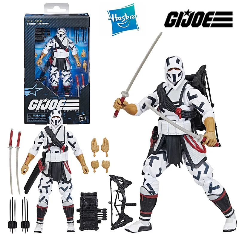 

Hasbro G.I.JOE классифицированная серия 131 Storm Shadow 6 дюймов 16 см оригинальная экшн-фигурка Модель Детская Игрушка Подарочная коллекция