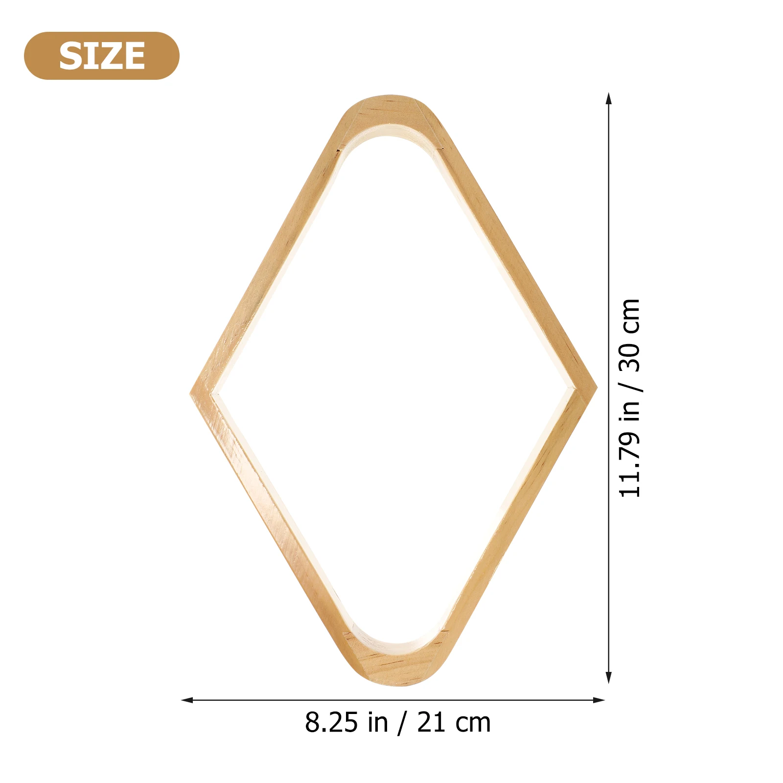 

2Pcs Table Pool Ball Rack Wood Material Smooth Surface Reinforced Edges Safe Storage Space Billiard Ball Rack Billiard Accessory