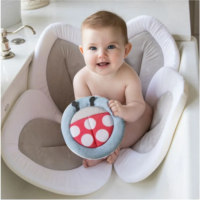 Baby Care Products Baby Bath Tub/cushions Newborn Baby Float Bath Pillow Foldable Bath Cushion Mat Support For Babies