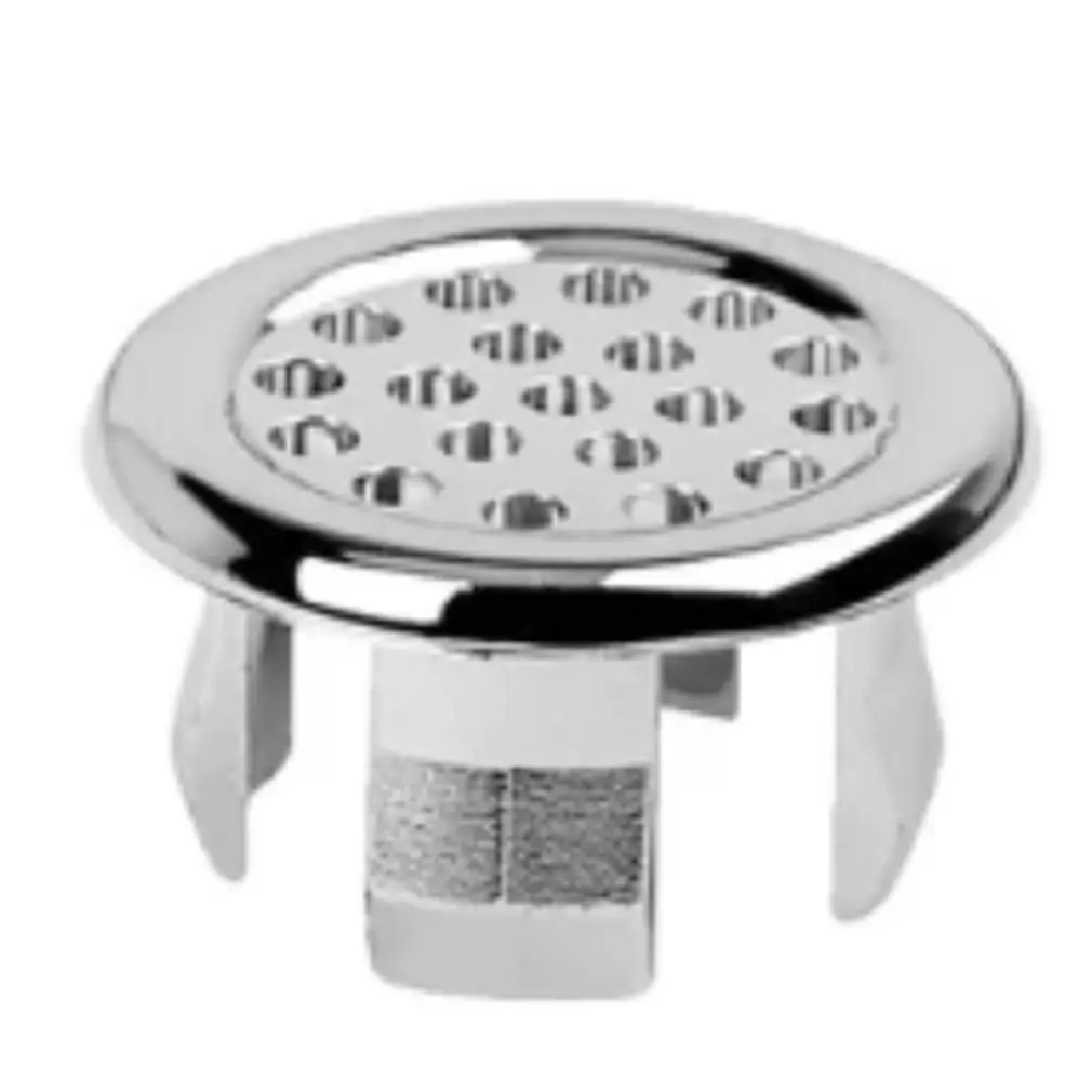1PCS Plastic Bathroom Kitchen Basin Sink Overflow Cover Ring Insert Replacement Chrome Hole Round Drain Cap Basin Accessory