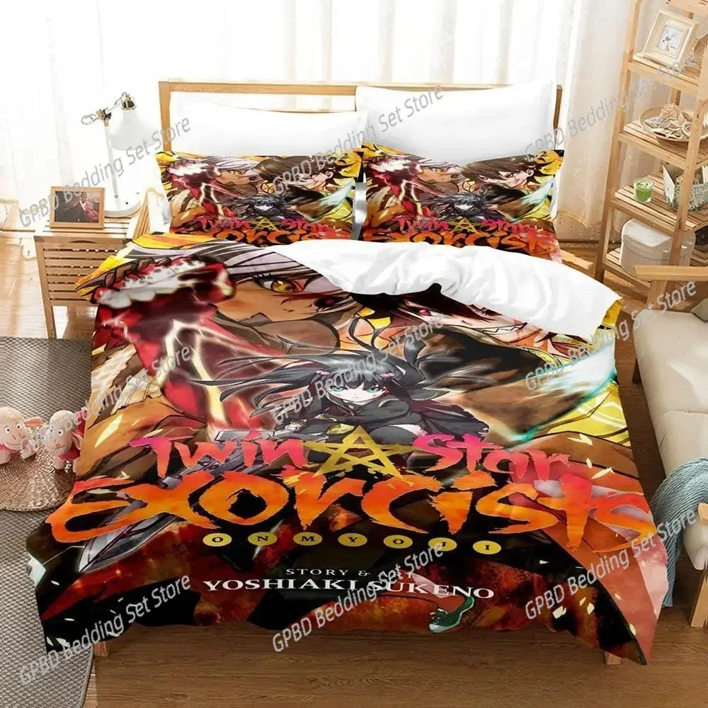 

Home Textiles Twin Star Exorcists Bedding Set Bedroom Soft Modern Bedspreads Comefortable Duvet Cover Quilt Cover And Pillowcase