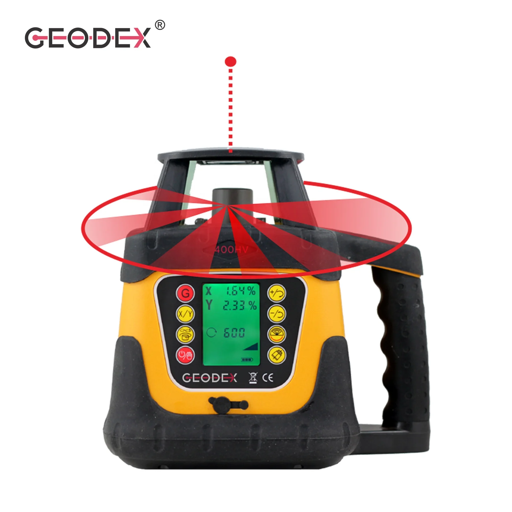 Digital multi-functional full-automatic rotary laser level rotating red laser level