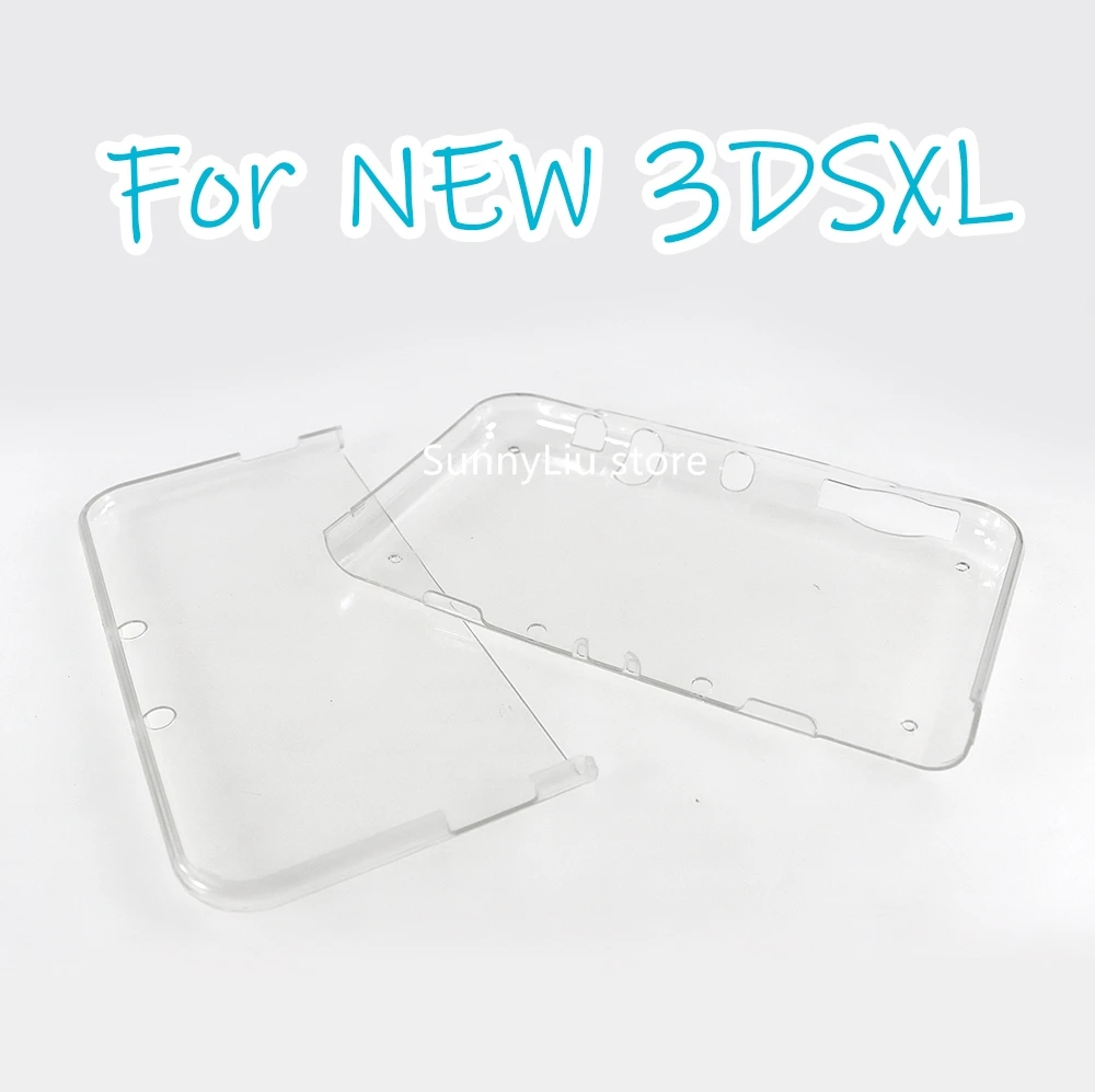 Estojo protetor para console de jogos, TPU macio, Shell para novo 3DS LL XL, branco claro, pele protetora