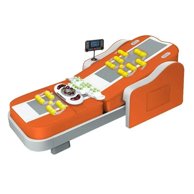 Whole Body Multifunctional Warm Physiotherapy Household Spine Cervical Health Care Jade Electric Heating Massage Bed