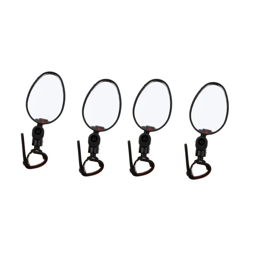 4 Pieces ° Rotation Bike Glass for 15-35mm Handlebar