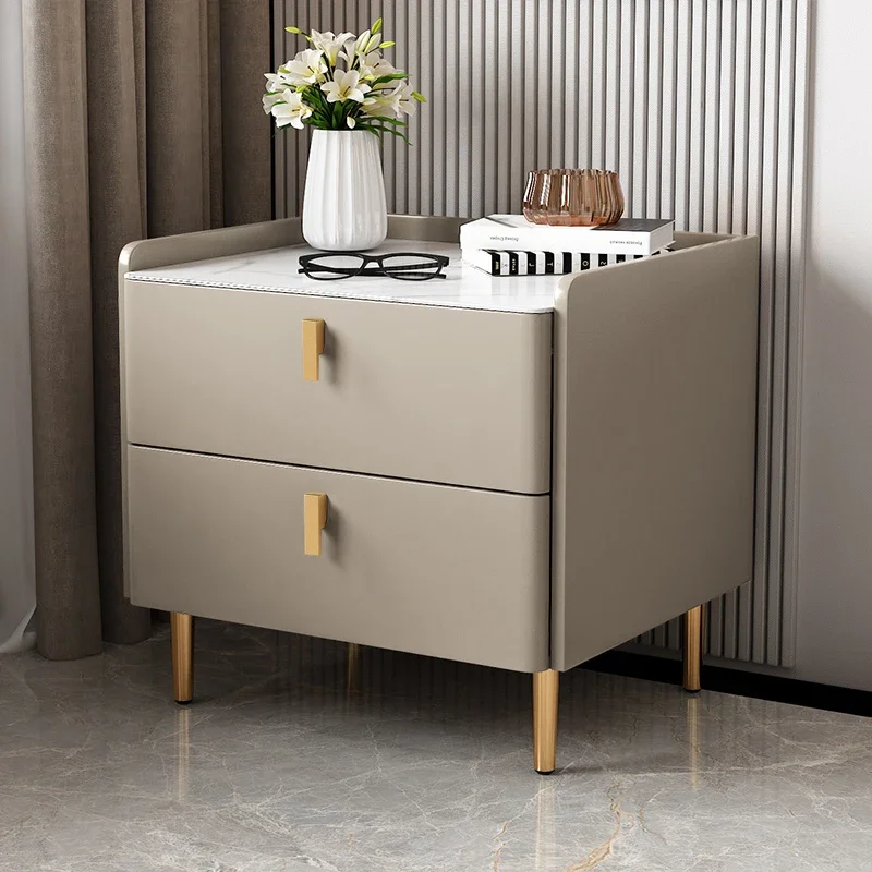 

Small Drawers Home Nightstands Storage Bedroom Wooden Auxiliary Coffee Bedside Tables Modern Mesitas De Noche Furniture YX50NS