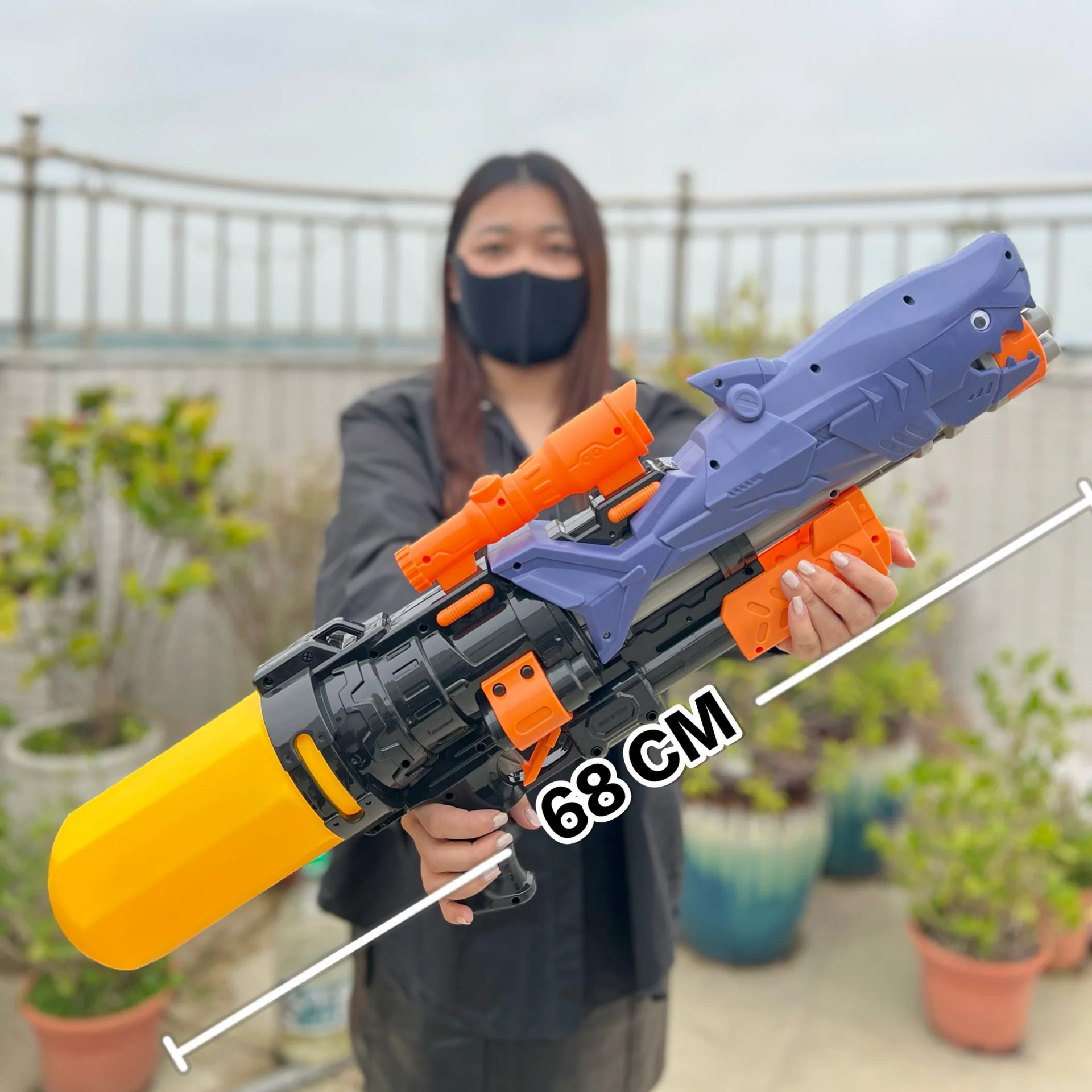 Water Gun Summer Outdoor Water Spray Big Guns Range Pools Beach Water Battle Fun Play Toys Children Boys Girls Blind Box Random