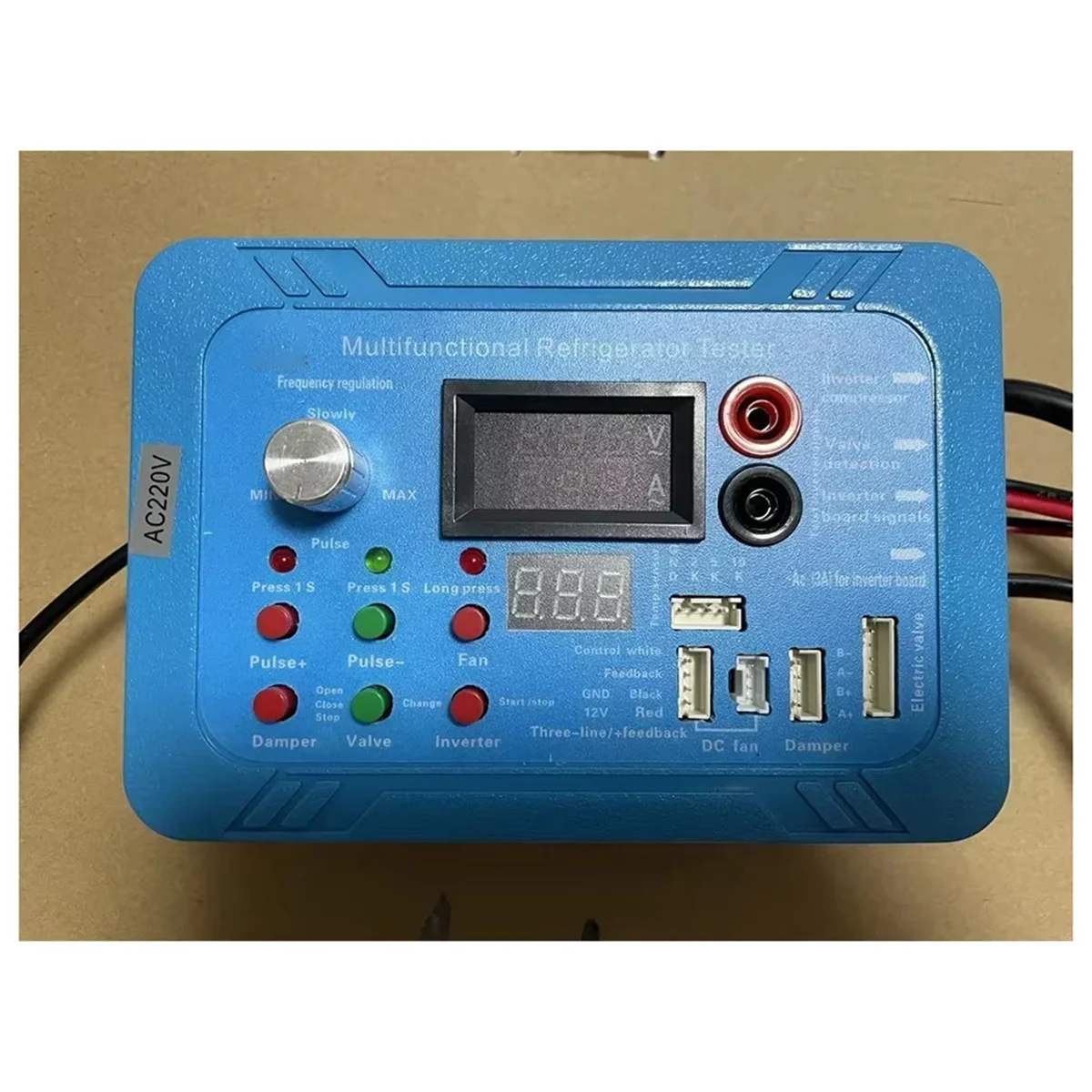 WFF 220V Refrigerator Compressor Inverter Board Tester Pulse Solenoid Valve Inverter Refrigerator Test Universal
