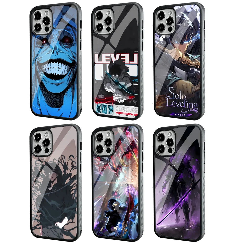 

Solo Leveling Cool Anime Phone Case Strong Magnetic For IPhone 16 15 14 13 Pro Max 11 12 Mini Alex Mirror For Magsafe Wireless C