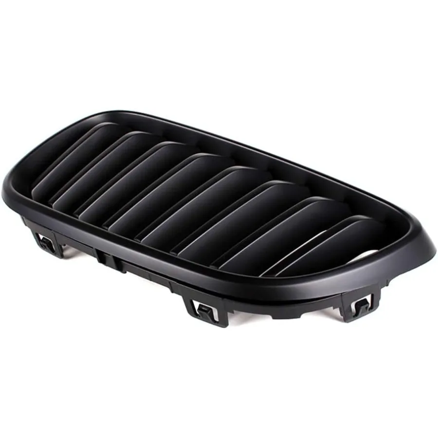 شبكة الكلى الأمامية لسيارات BMW 2 Series F22 F23 F87 M2 220i 228i 235i 20142018 موديل أسود غير لامع بديل عالي الجودة #6