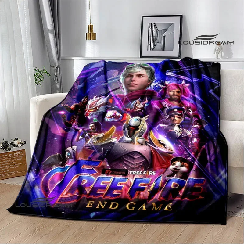 

3D Games Free Fire Printed Blankets Fashion Warm Blanket Soft And Comfortable Blanket Home Travel Blanket Birthday Gift