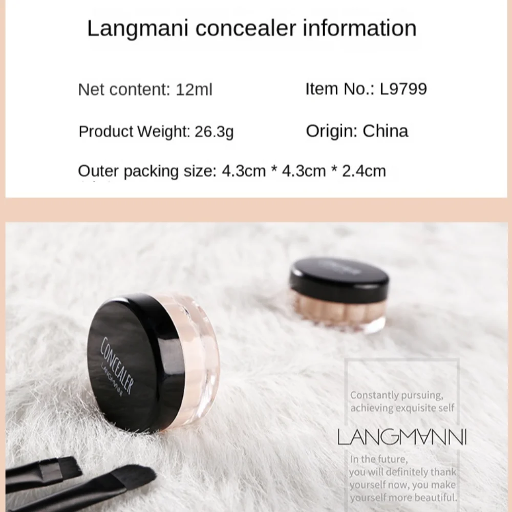 Women Face Base Matte Concealer Full Coverage Acne Spot Foundation Cream Face Contour Dark Circles Primer Makeup Cosmetic