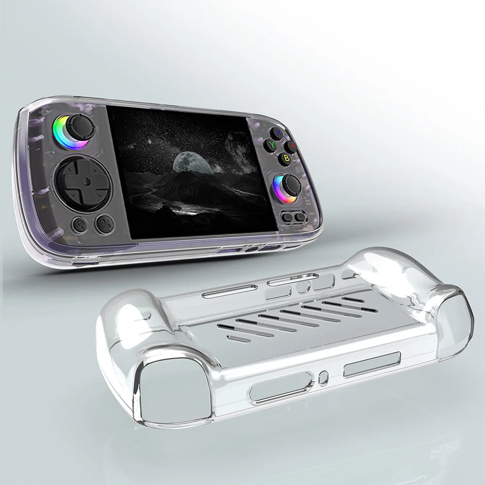 Transparent TPU Silicone Case for RG406H Handheld Game Protection Cover for Anbernic RG 406H Soft Shell Accessories