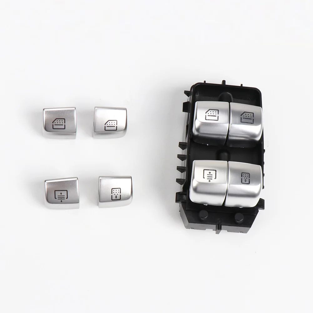 

Car Rear Window Switch Button Cover Rear Window Switch Control Button Replacement Parts for Mercedes Benz W222 S-Class 2014-2019