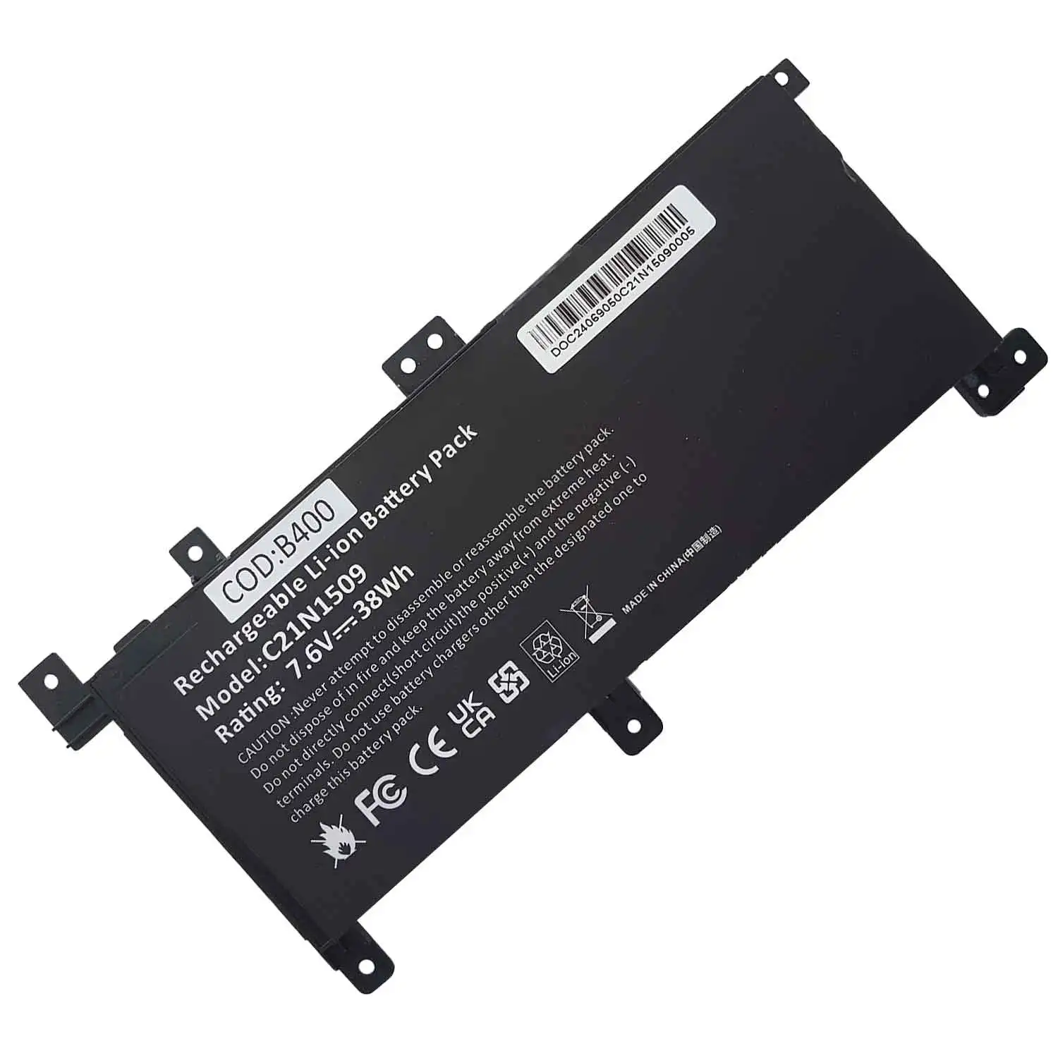 Asus K556uq K556ur K556uv X556u X556ua C21n1509 F556 F556u F556uj F556uq X556ur Compatible Battery