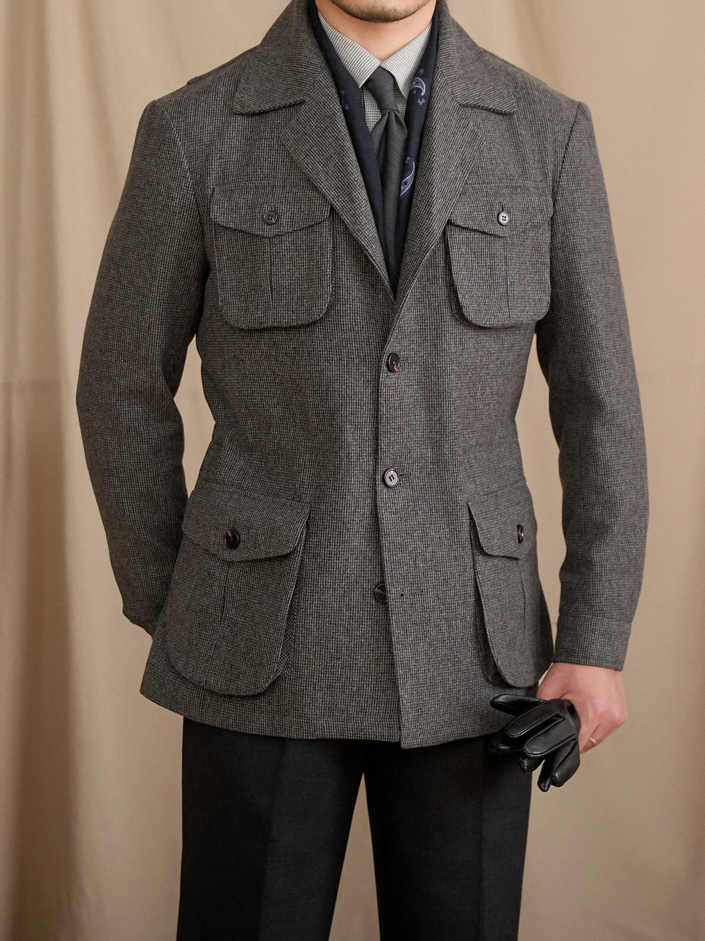 

Мистер. Мужская винтажная осенне-зимняя куртка из 30% шерсти, в стиле рабочей одежды, военного стиля, с поясом, модель Sle Briti...