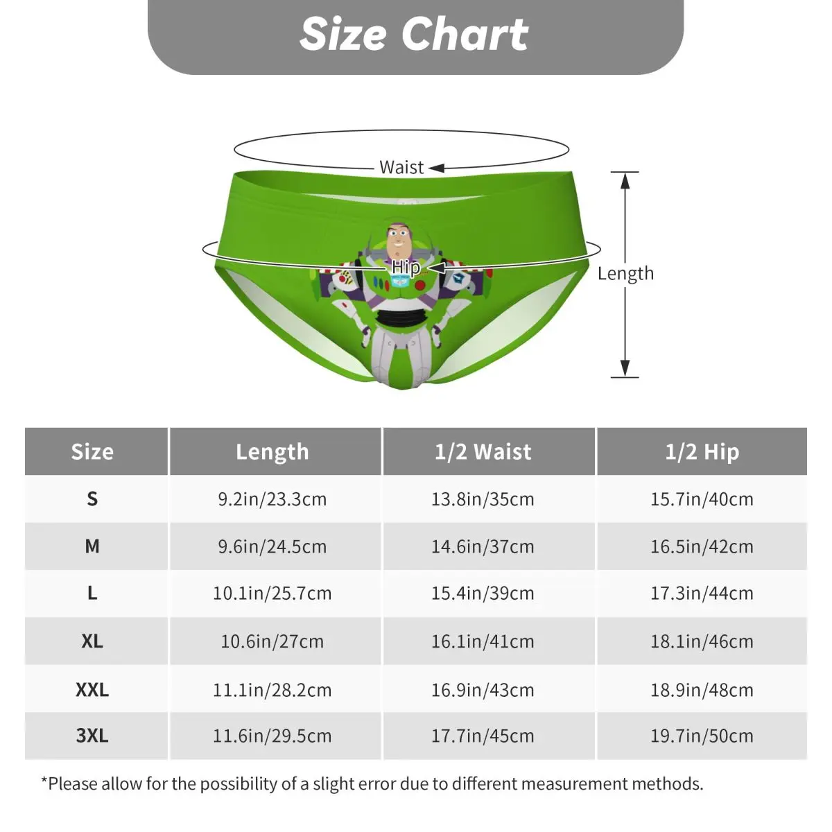 Custom Mens Toy Story Buzz Lightyear Cartoon Men Brief Panties Male Stretch Underwear Underpants