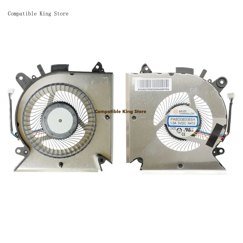 X N413 CPU Cooling Fan for MSI GF63 9RCX-818 9SC-066 GF65 Thin 9SD-004 9SEXR-250 9SD-252 9SEXR-249 9SD-251 MS-16R1 R2 R3 R5 W1