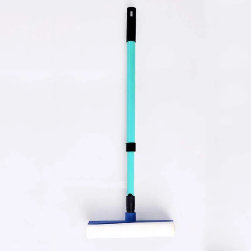 2 In 1 Telescopic Window Glass Cleaner Wiper Long Handle Sponge Brush Window Mop Squeegee Wiper Cleaning Tools