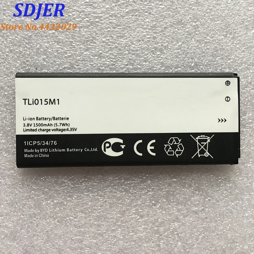 New 1500mAh TLi015M1 Tli015M7 battery for Alcatel One Touch Pixi 4 03A PIXI  03A 03X 03F 03D Phone