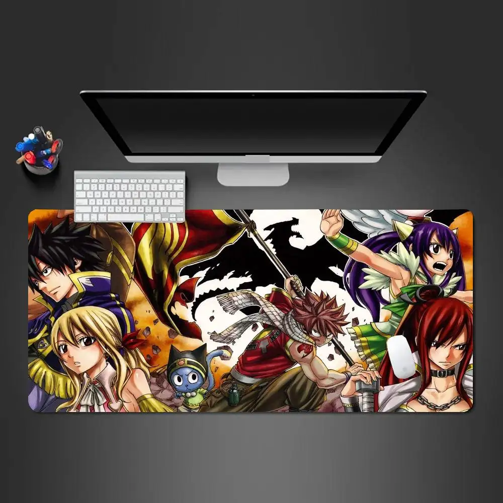 Animation Fairy Tail Mousepad Non-slip Suitable For Office Computers Laptops E-sports Game Desk Mats XXL Keyboard