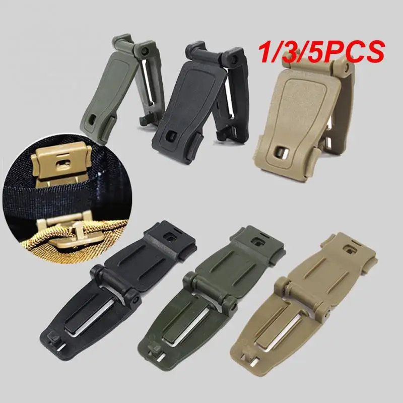 1/3/5 Uds. Hebilla de enlace de correa bushcraft mochila kit de conexión para sujetar al aire libre senderismo webClasp campamento correas webdom