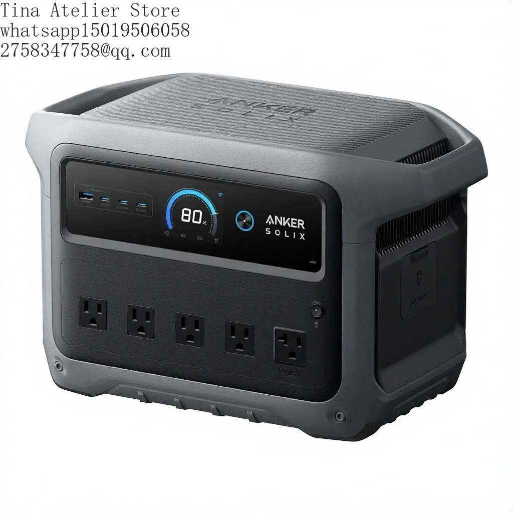 SOLIX C1000 Gen 2 2000W Peak 3000W 1024Wh LiFePO4 Portable Power Station Solar Generator Home Backup Camping (Optional