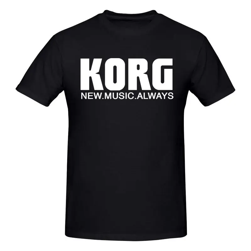 Korg Synthesizer Music Logo Shirt T-shirt Tee Best Trend Splicing Streetwear