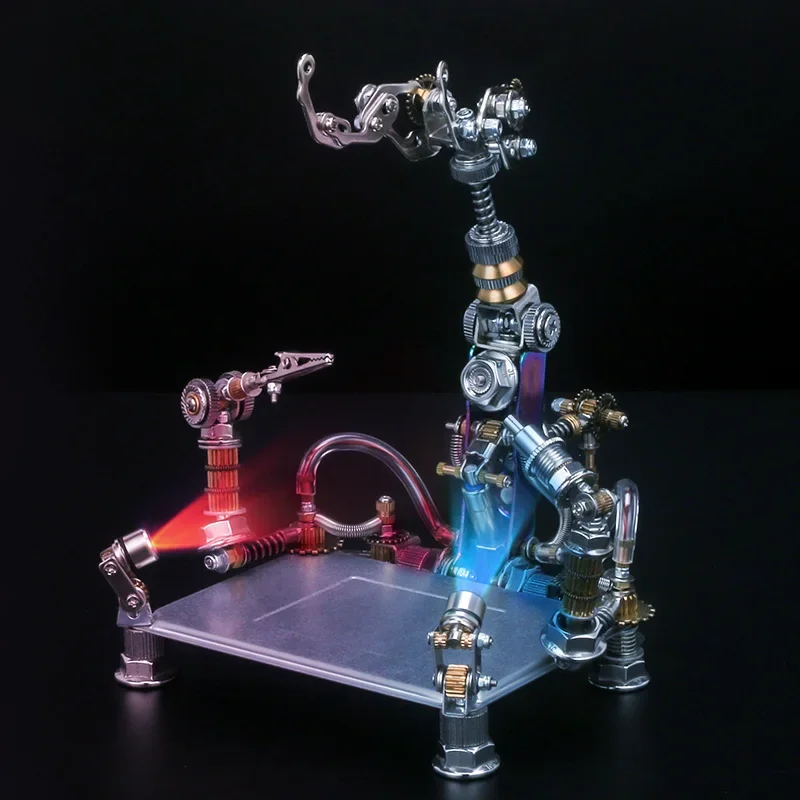 16cm Mechanical Party Metal Trendy 3D Three-Dimensional Assembled Toys Chinese Style 1/12 Robot Model Creative Collection Crafts